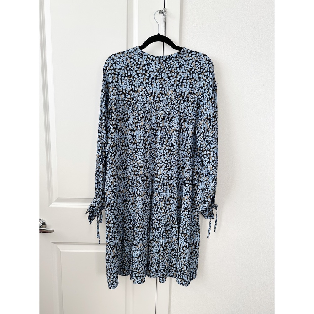 Modstrom Blue Patterned Midi Dress - Picture 6 of 10